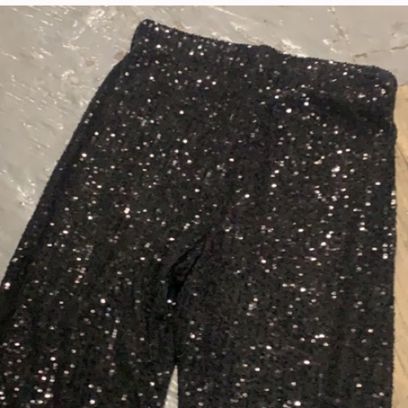 Black Sequin Leggings Set - Picture 5 of 7